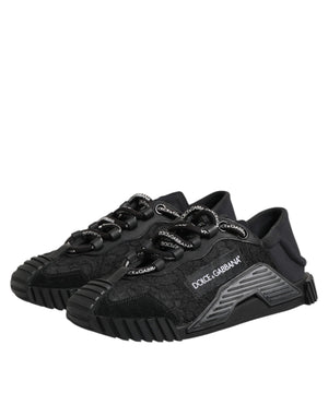Black Logo Lace Low Top NS1 Sneakers Shoes