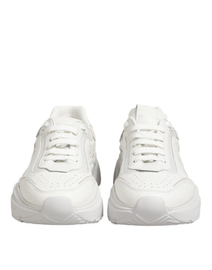 White Leather Daymaster Low Top Sneakers Shoes