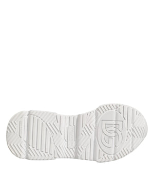 White Leather Daymaster Low Top Sneakers Shoes