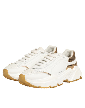 White Gold Daymaster Low Top Sneakers Shoes