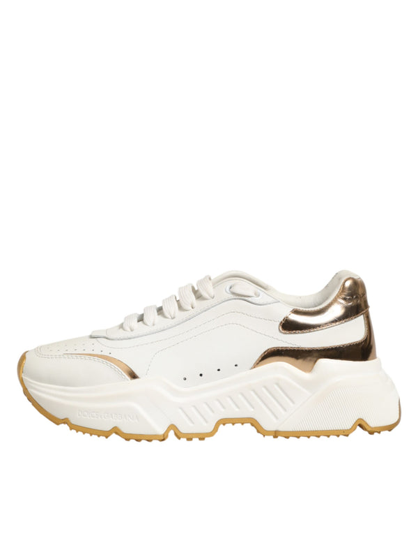 White Gold Daymaster Low Top Sneakers Shoes