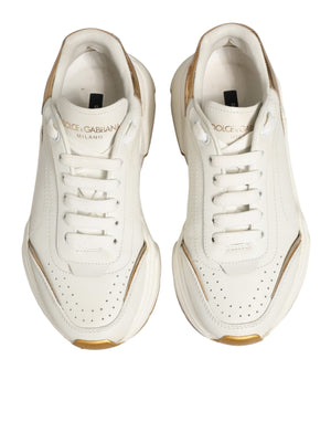 White Gold Daymaster Low Top Sneakers Shoes