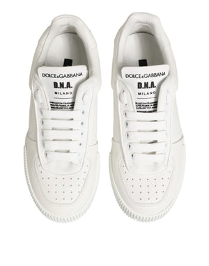 White Leather MIAMI Low Top Sneakers Shoes