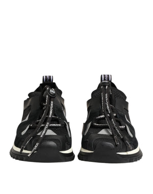 Black Mesh Sorrento Trekking Sneakers Shoes