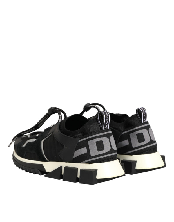 Black Mesh Sorrento Trekking Sneakers Shoes