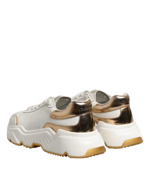 White Gold Daymaster Low Top Sneakers Shoes