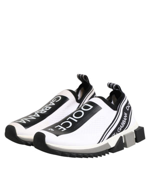 White Logo Low Top Sorrento Sneakers Shoes