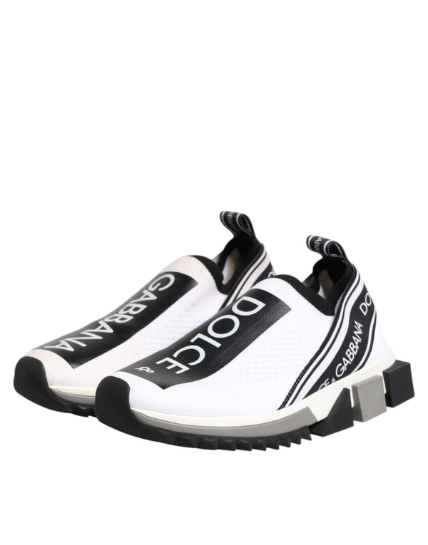 White Logo Low Top Sorrento Sneakers Shoes