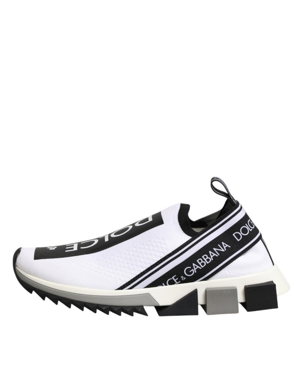 White Logo Low Top Sorrento Sneakers Shoes