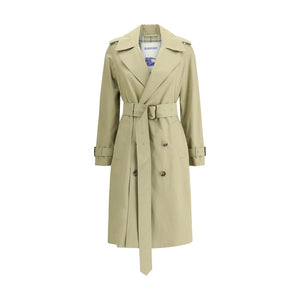 Beige Cotton Trench Coat