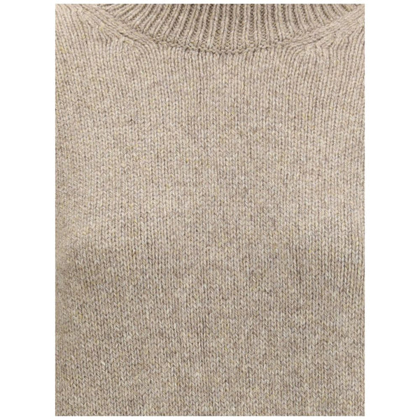 Beige Cashmere Cashmere Sweater