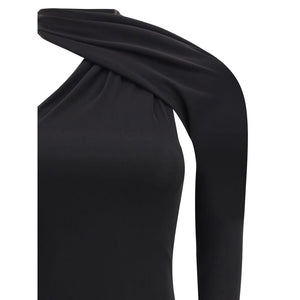 Black Viscose Cocktail Dress