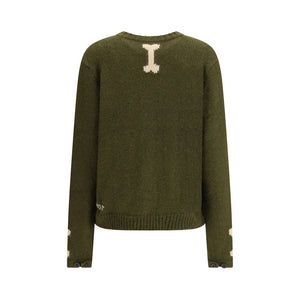 Bicolor Alpaca Vicugna Pacos Cardigan