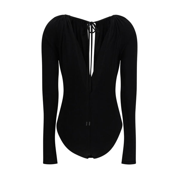 Black Viscose Bodysuit