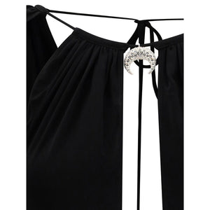 Black Viscose Bodysuit