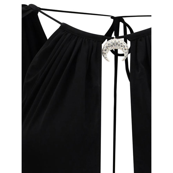 Black Viscose Bodysuit