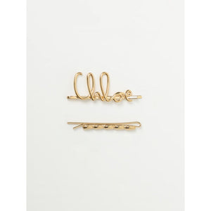 Brown Metal Hair Clip