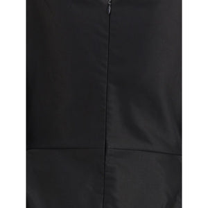 Black Cotton Casual Dress
