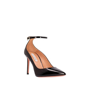 Black Calfskin High Heel Pumps