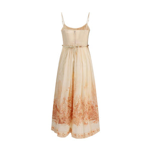 Multicolor Cotton Long Dress
