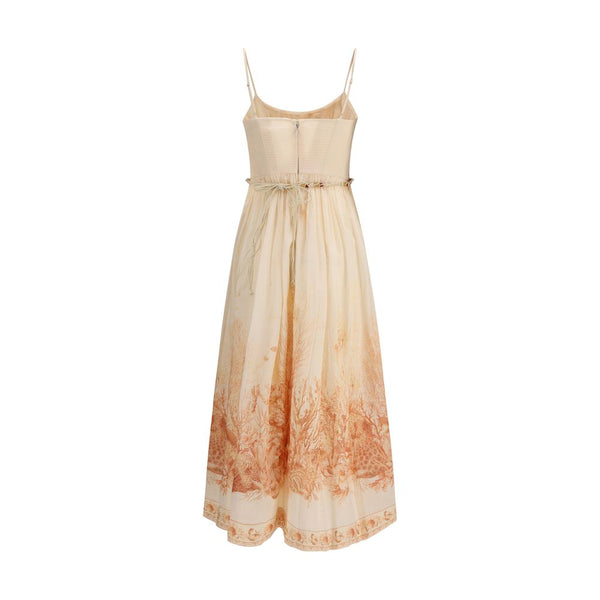Multicolor Cotton Long Dress