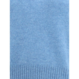 Blue Cashmere Sweatshirt