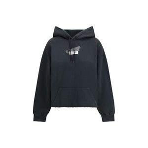 Black Cotton Sweatshirt