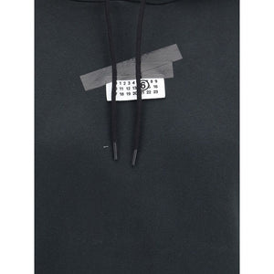 Black Cotton Sweatshirt