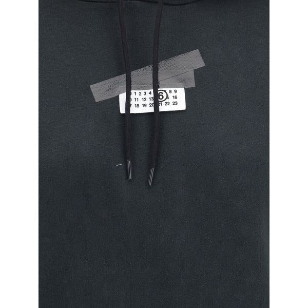 Black Cotton Sweatshirt