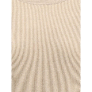 Beige Cashmere Cashmere Sweater