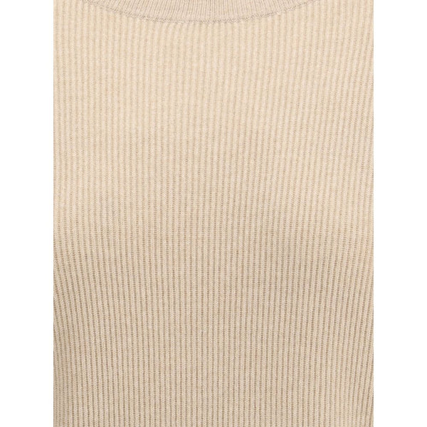 Beige Cashmere Cashmere Sweater