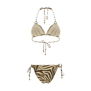Brown Polyamide Bikini