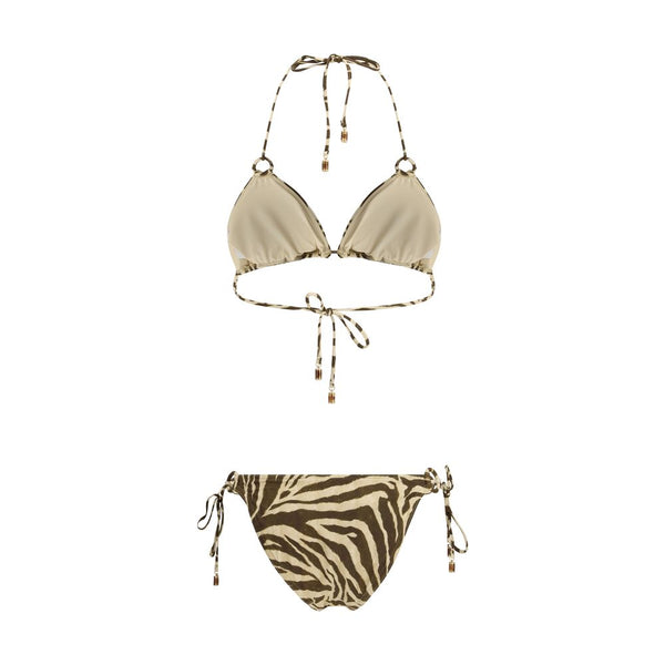 Brown Polyamide Bikini