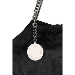 Black Polyester Shoulder Bag