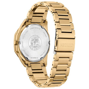 Gold Stainless Steel Dress Watch