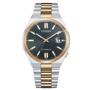 Gray Stainless Steel Dress Watch