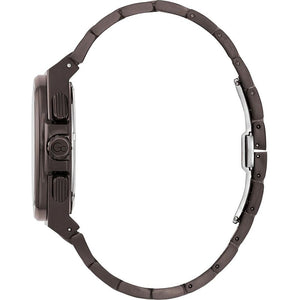 Gray Stainless Steel Dress Watch