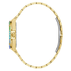 Gold Stainless Steel Dress Watch