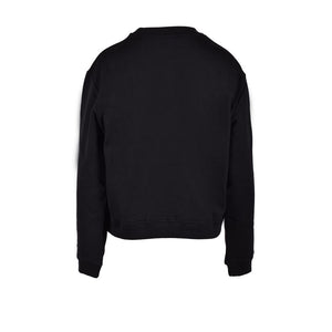 Black Cotton Sweatshirt