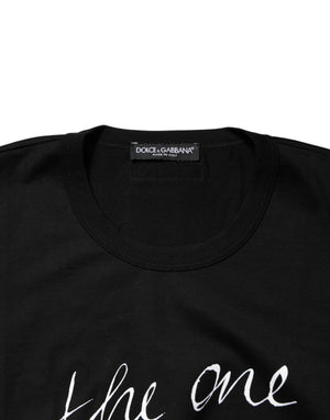 Black Graphic Crew Neck Short Sleeves T-shirt