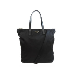 Black Nylon Tote Bag