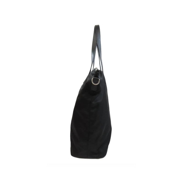 Black Nylon Tote Bag