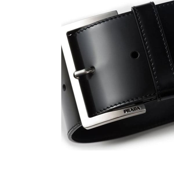 Black Calfskin Shoulder Strap