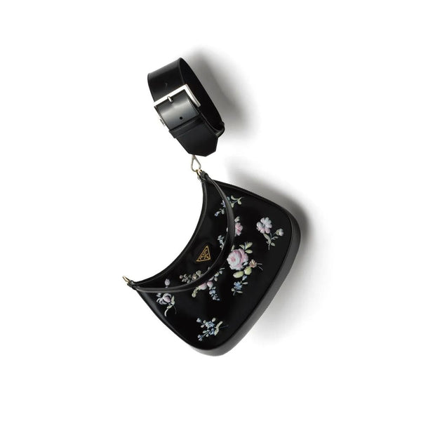 Black Calfskin Shoulder Strap