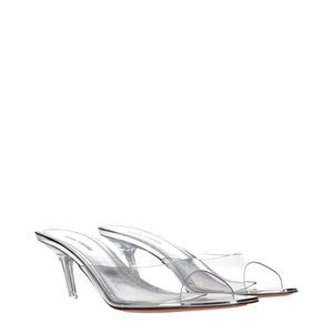 Transparent Pvc Stiletto Heel Sandals