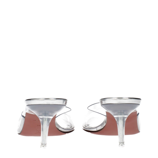 Transparent Pvc Stiletto Heel Sandals