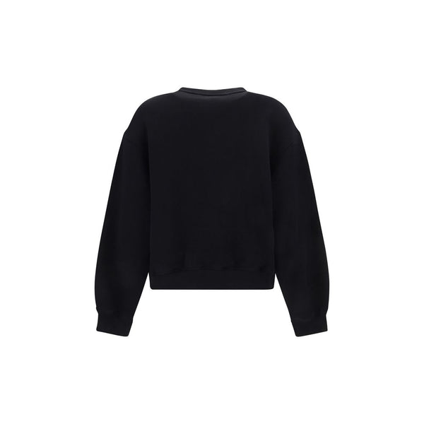 Black Cotton Sweatshirt