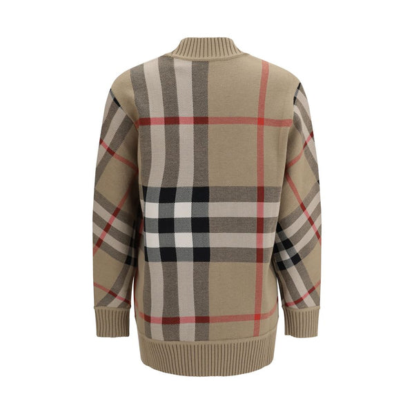 Beige Polyester Cardigan