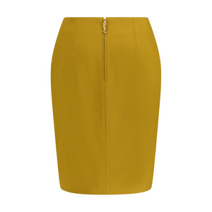 Yellow Viscose Skirt