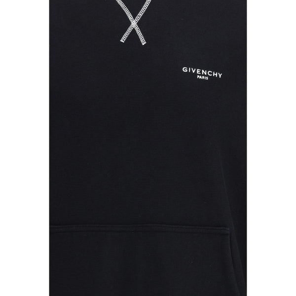 Black Cotton Sweatshirt